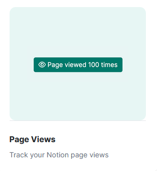 Notion Seitenbesucher Widget